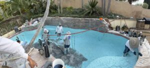 New pool plaster Mini pebble Puerto Rico